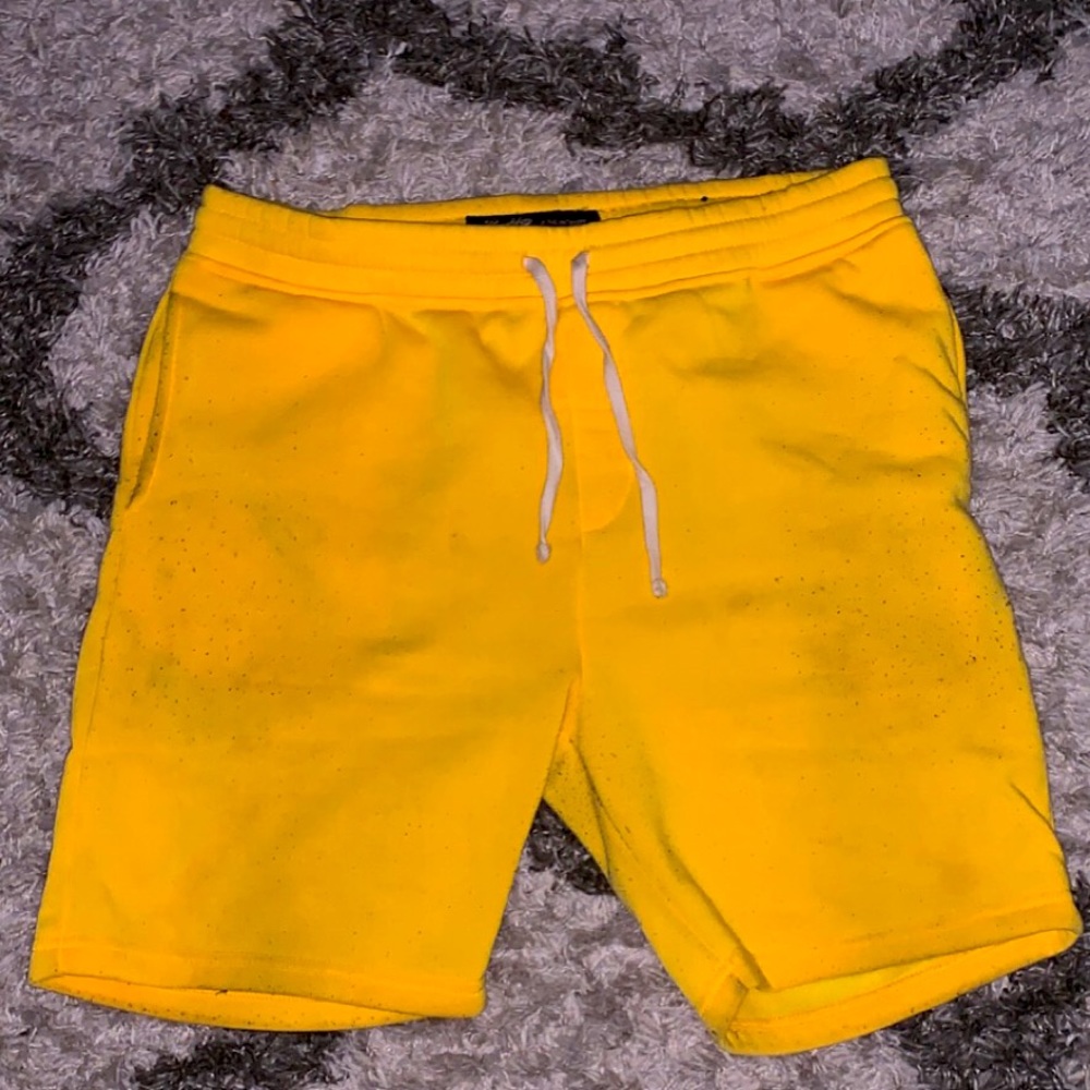 Yellow summer shorts